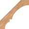 Ekena Millwork 3 1/2"W x 30"D x 30"H Balboa Smooth Knee Brace, Western Red Cedar BRC04X30X30BOA00SWR - alternate 2